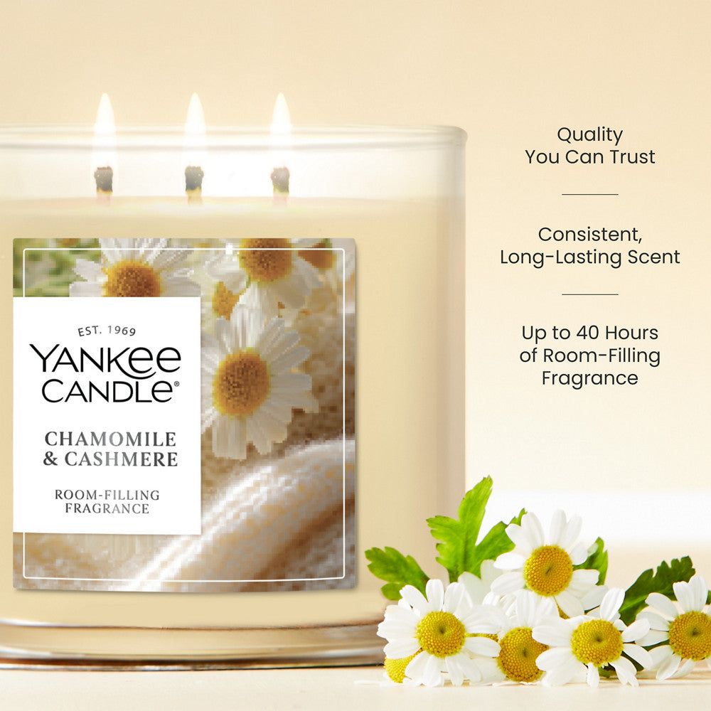 Chamomile & Cashmere 3-Wick Candle