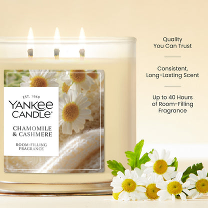 Chamomile & Cashmere 3-Wick Candle