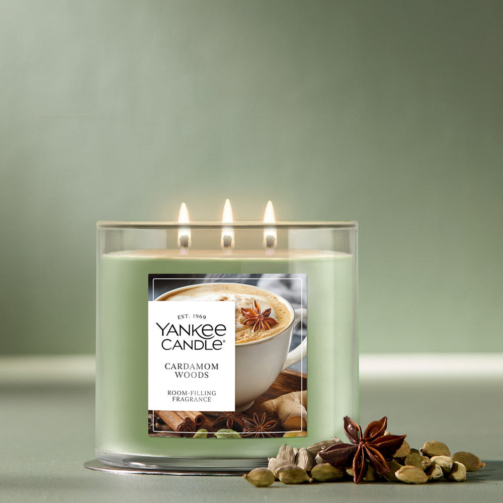 Cardamom Woods 3-Wick Candle