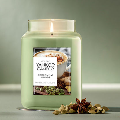 Cardamom Woods Original Large Jar Candle