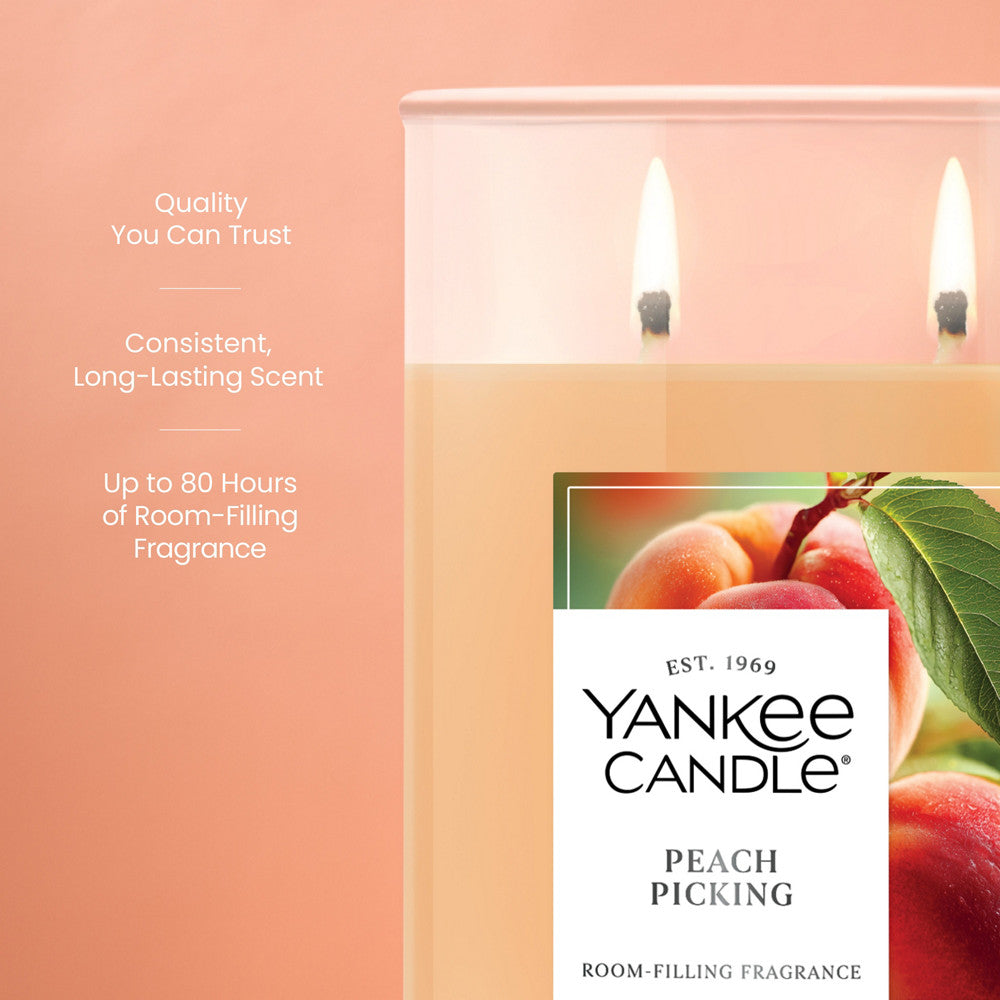 Peach Picking Large Tumbler Candle