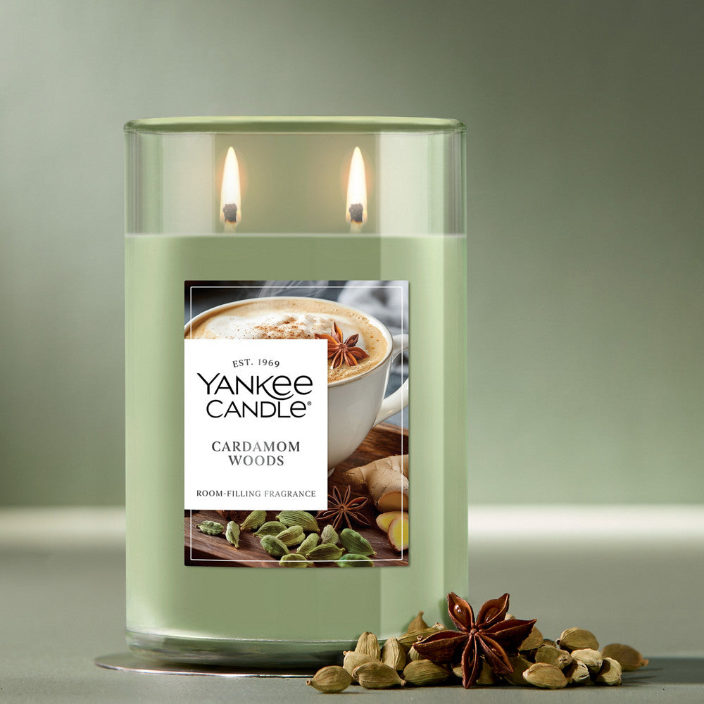 Cardamom Woods Large Tumbler Candle