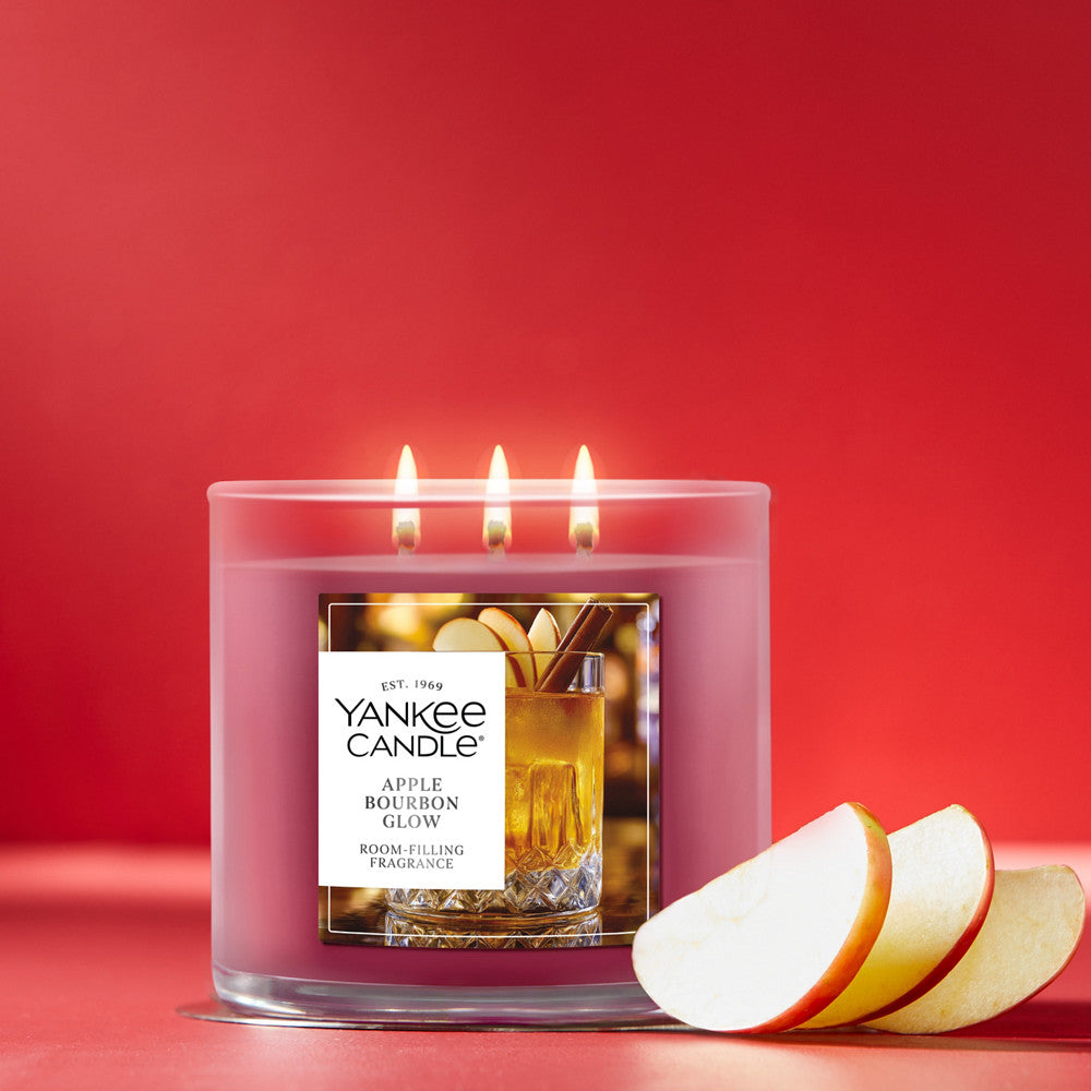 Apple Bourbon Glow 3-Wick Candle