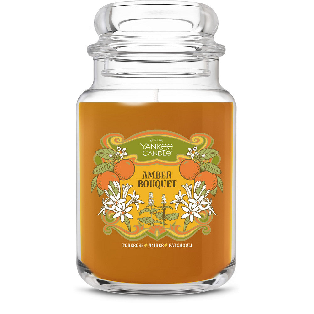 Amber Bouquet Original Large Jar Candle